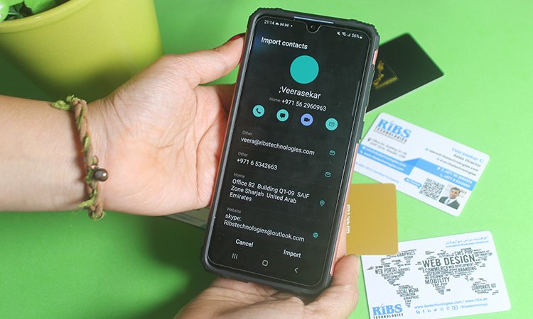 Why RIBS Smart Business Cards (RIBS Smart vCard)?